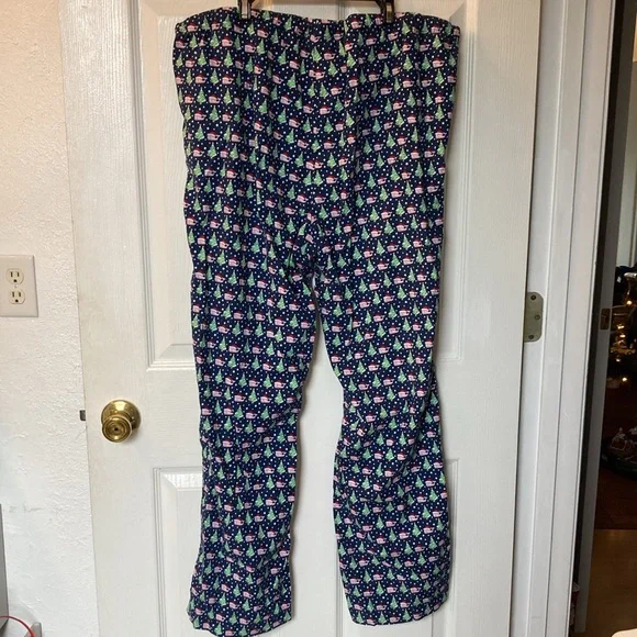 Vineyard Vines Festive Navy Pajama Pants - Picture 7 of 8